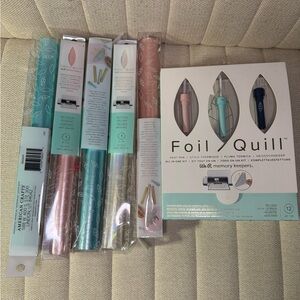 We R Memory Keepers Foil Quill Starter Kit + 5 Foil Rolls (Brand New!)